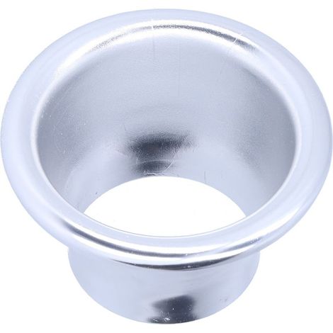 Adaptateur de pile de vitesse de klaxon Turbo d'admission d'air froid de 2,6 pouces, pièce de Modification de voiture en aluminium CNC argent (1/5)