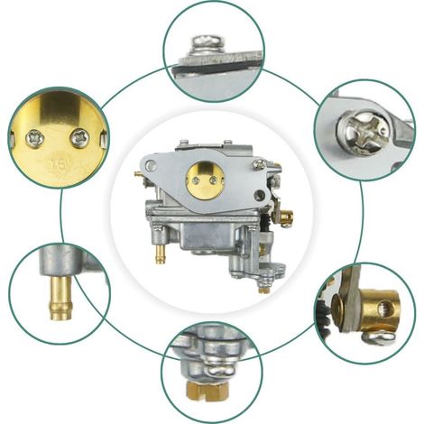 Carburetor for boat outboard motor, 4-stroke, 8/9.9 HP, 3303-895110T01, 895110T11, 8M010446--DTEKGAZ