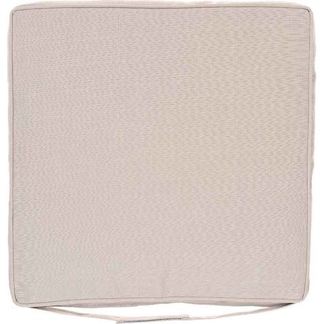Hesperide – Galette de chaise 40x40x4cm en polyester déperlant – Rembourrage mousse pour confort – Fixation scratch pour maintien sécurisé (1/10)