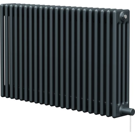 Wholesale Domestic Colosseum Anthracite 600mm x 988mm Horizontal Electric Quadruple Column Radiator (1/5)