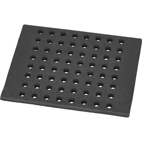 KOTARBAU® Grille Cheminée - Fonte - 30 x 24 cm - Noir - Grille De Décendrage - Robuste - Résistante à la Chaleur - Facile à Nettoyer