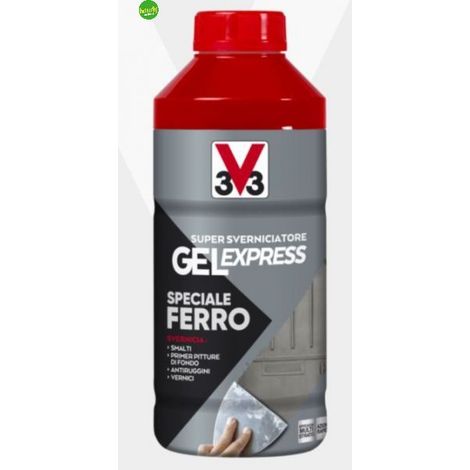 Sverniciatore gel V33 express speciale ferro trasparente lt.0,50