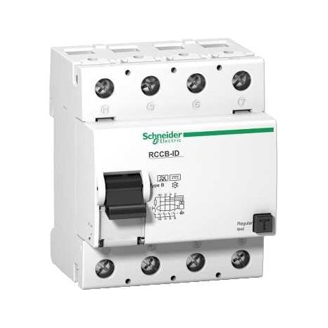 Schneider 16752 Interruptor diferencial RCCB ID - 4P - 40 A - clase B 30 mA