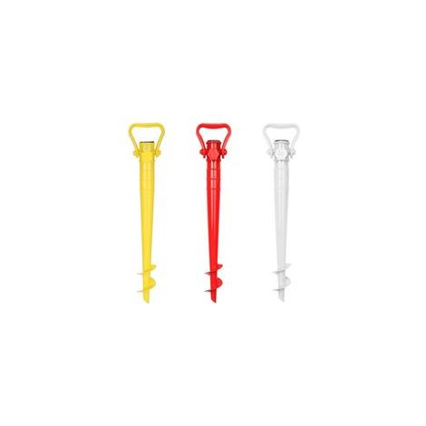 3 Pièces Porte Parapluie De Plage, Ancrage Au Sol pour Parasol, Ancre De Sable De Parapluie De Plage, pour Parasol De Jardin, Mangeoires d'oiseaux, Belvédère, Drapeaux (1/5)