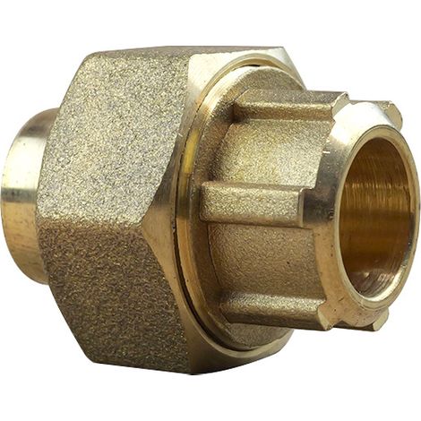 Raccord Union 3 pièces Femelle 340 CU - Cuivre Ø14 - Arcanaute (1/3)