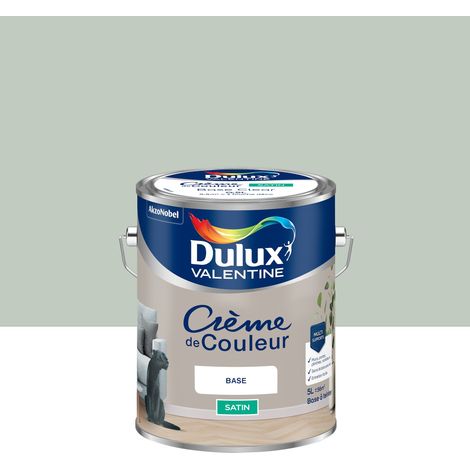 Peinture Crème De Couleur Satin Douceur de l'Aube 5L - Dulux Valentine (1/4)