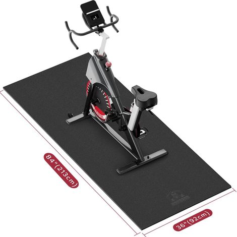 Tapis de Protection -152x76/183x92/213x92x0.6cm,Antidérapant Pour Appareils de Fitness,Tapis de Course,Vélos Stationnaires,Elliptiques,Bancs de Musculation,Appareils de Gymnastique (1/5)