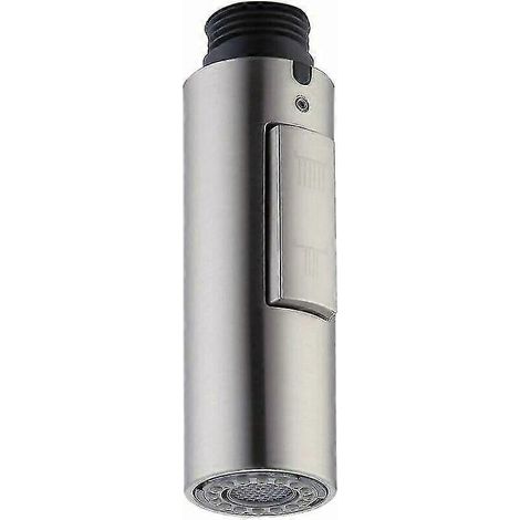 Robinet de cuisine de remplacement avec douchette extensible, 2 fonctions, G1/2, finition nickel brossé. Leader du marché (1/5)