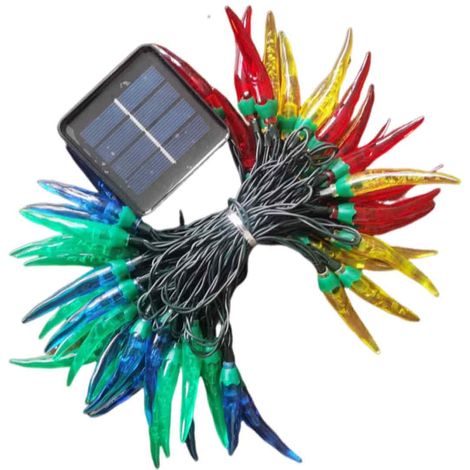 1 Guirlande lumineuse, LED rouge piment, 10 mètres, 100 LEDs, IP44, intérieur et extérieur (1/5)