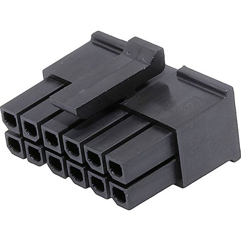 Molex Buchsengehäuse-Kabel Polzahl Gesamt 12 Rastermaß: 3 mm 430251208 1 St. Bag