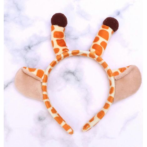 Bandeau d'Halloween en forme de girafe, serre-tête compatible pour les fêtes (1/4)
