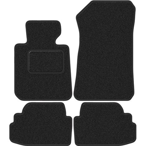 Alfombrillas de terciopelo para coche: BMW Serie 1 E82 coup茅 (2007-2013) antracita (1/5)