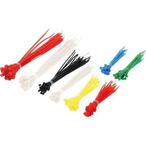 Bridas para cables 200 uds. 3 longitudes