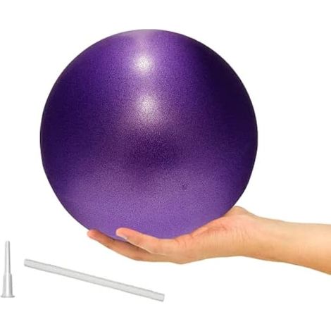 Ballon Pilates - Ballon D'exercice Mini 23 cm - Pour Yoga Pilates Barre Rééducation Posturale - Non Explosif Anti-dérapant - EVA Haute Résistance - 1 Pièce (1/3)