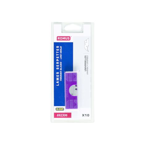 LAME SERPETTE X-CUT CARTE 10LAMES QUALITE X CUT ROMUS 692306