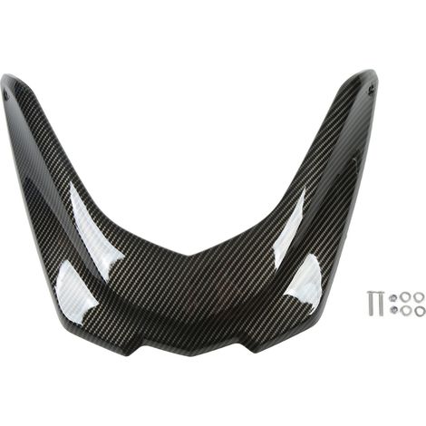 Prolunga anteriore per moto, con motivo in fibra di carbonio e superficie liscia, ricambio per R1200GS LC Adventure (1/5)