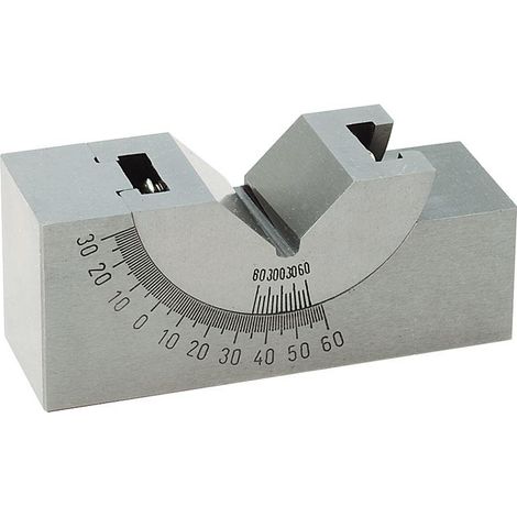 Prazisions-Kippprisma aus Stahl 75 x 32 x 25 mm Fervi p011/75