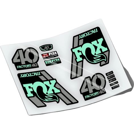 Pegatinas, vinilo resistente, opciones personalizables, color menta. (1/2)