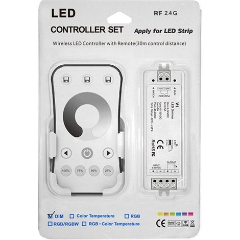 Kit de contrôleur de gradation RF 5-36 V 1 canal 8 A V1 + R6-1 (1/2)