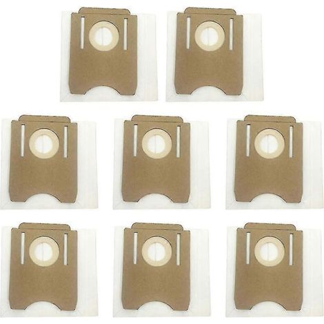 Pack of 8 bags for Midea S8/S8+ robot vacuum cleaner - Accessories and replacement parts for basic waste bags - AquaForge (1/5)