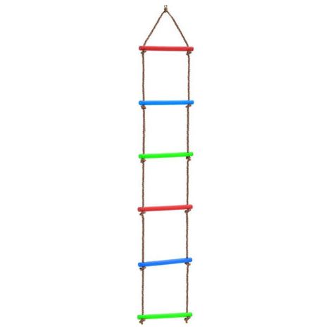 Balançoire trapézoïdale multifonction, trapèze avec anneaux en plastique, trapèze multifonction en bois pour enfant, anneaux trapèze pour l'extérieur, balançoire trapèze avec anneaux (1/4)