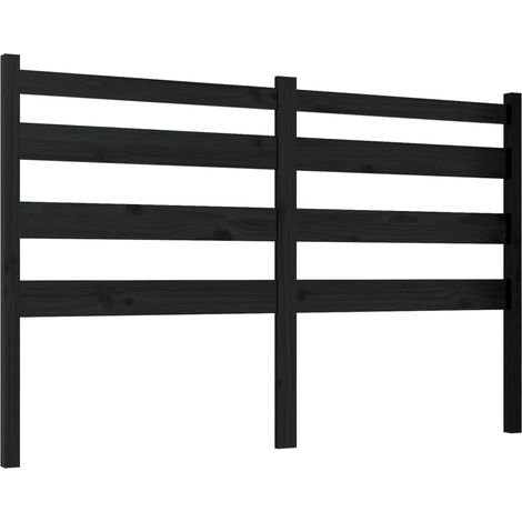 Testiera per dormire accessorio per camera da letto 206 x 4 x 100 cm in legno di pino nero TDL0202150