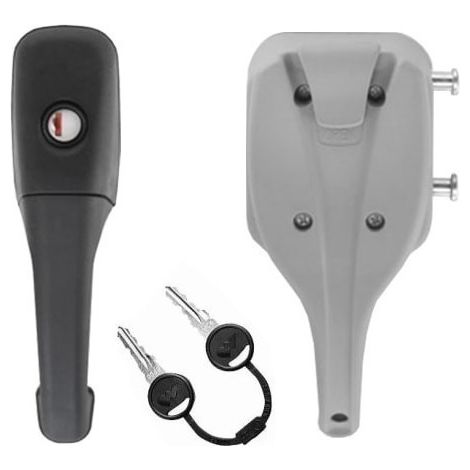Serrure de porte complète ZADI BASIC pour camping car et caravane (1/3)