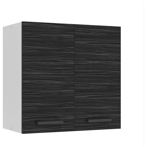 Belini Hängeschrank Küche, Küchenschränke SG2. Breite 60 cm. Oberschrank mit 2 Türen, Küchenhängeschränke, Wandschrank Hängend, Königliches Ebenholz (1/5)