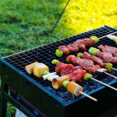 Grille de barbecue Carré BBQ Maille 19x60cm Electroplaqué Inox Tapis pour Cuisson Fumer Charbon Grillades Rôtissage (1/5)