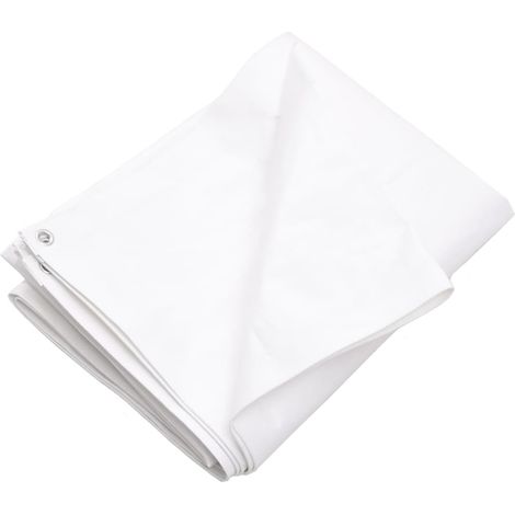 vidaXL Plane 260 g/m² 3x3 m Weiß PEHD