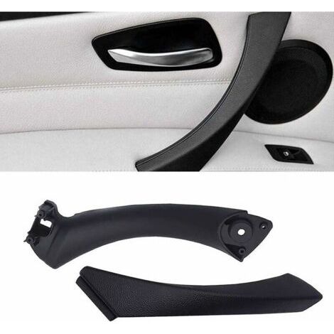 Compatible avec poignée de porte Série 3 E90/E91/E92/E93,poignée de traction de porte passager gauche + couvercle extérieur (Compatible with Série 3 E90/E91 323 325 328 330 335 Sedan&Touring) (1/4)