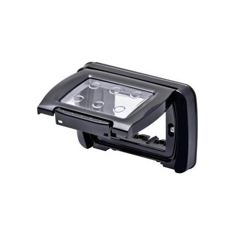 PLAQUE ETANCHE 3 P.NOIR TONER TOP SYSTEM GEWISS GW22452