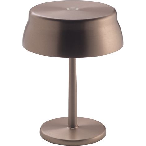 Zafferano SISTER LIGHT MINI Wi-fi Lampada a led smart da tavolo Rame ricaricabile e dimmerabile (1/4)
