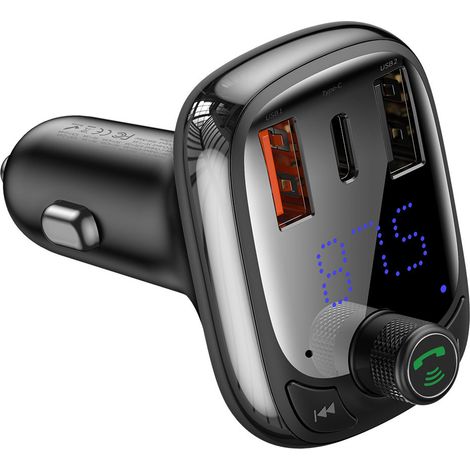Bluetooth-Sender / Autoladegerät Baseus S-13 (Overseas Edition) – Schwarz