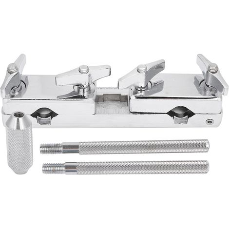 Support de fixation en fer pour accessoire de cloche à percussion, tige de connexion pour batterie (1/5)