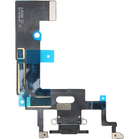 Câble flexible de connecteur de données pour port de charge de remplacement pour iPhone XR, noir (1/5)
