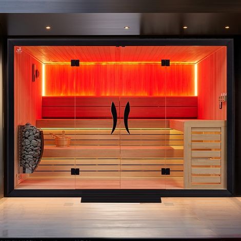 Sauna traditionnel Boreal® CELEST PRO 300 - 8 places - 300x200x210 cm (1/5)