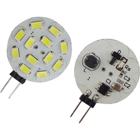 Lampe LED G4 10-30V 2W5 blanc froid diamètre 30 mm (1/5)