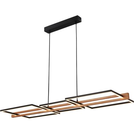 LED Pendelleuchte Hängelampe Esszimmer Küche Warmweiß Holz