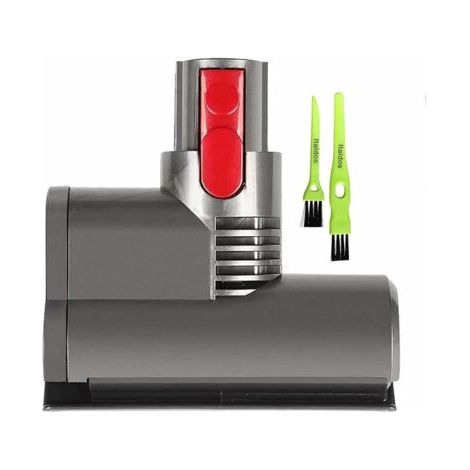 Mini Turbo – Motorized mattress brush, compatible with Dyson V8, V10 and V11. Quick-release brush for sofas, car seats and armchairs. Removes bacteria and allergens.--DTEKGAZ