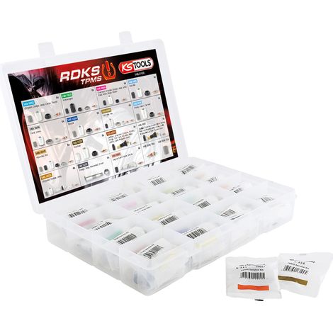KS Tools - Coffret Master pour capteur RDKS / TPMS pour contrôle de la pression des pneus, 150 pièces - 149.0100 (1/3)
