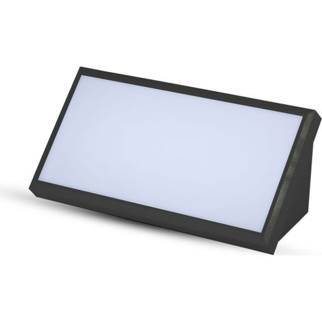 V-TAC 20W LED Eckwandleuchte Schwarz Kaltweiß IP65