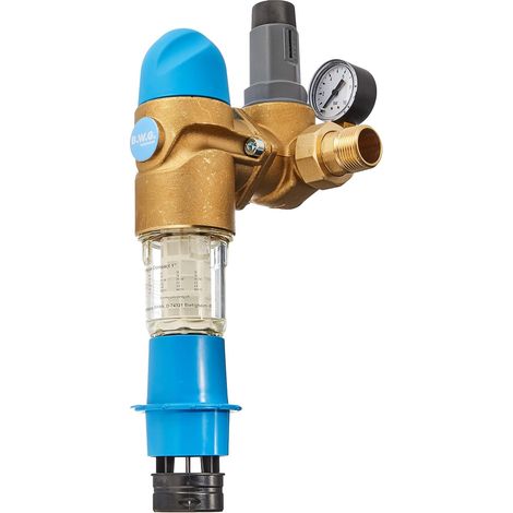 Sanitop-Wingenroth Maison Filtre a eau Top Alfi ruckspulbar avec reducteur de pression, 1 piece, 1 ", 14330 1 integre (1/3)