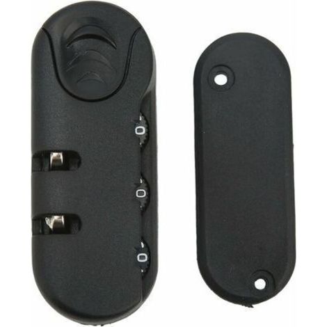 Serrure de sécurité pour valise, serrure à combinaison pour bagages, combinaison à 3 chiffres, code à combinaison de haute sécurité, serrure à bagages de voyage de remplacement, adaptée aux valises