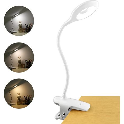 Lampe de table LED, 3W, 28 diodes, rechargeable, pour table de chevet, bureau, salon ou décoration.-AquaForge (1/5)