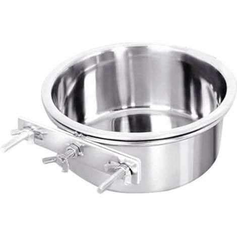 Edelstahl-Hundenapf mit Wandhalterung – 2er-Set, ergonomisches und stabiles Design, ideal für Hunde aller Größen