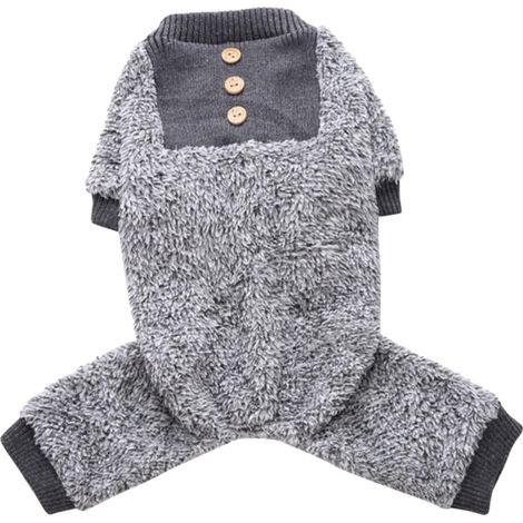Pyjama pour Chien avec Pattes Déguisement Décoratif Vêtement de Nuit pour Chiot Costume Confortable Accessoire pour Animal Vêtement Intérieur pour Chien (1/5)