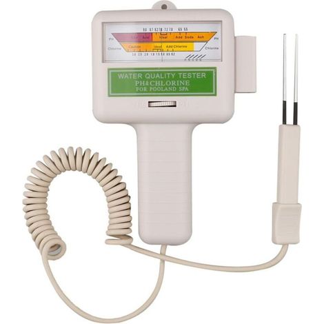 Kit de testeur de Compteur d'eau de Chlore PH, Moniteur numérique Portable d'analyse (1/4)