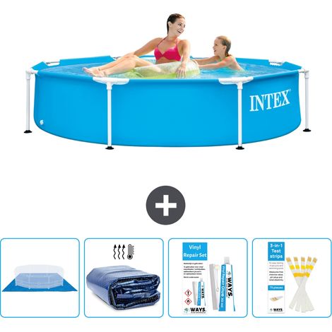 Intex Piscine Tubulaire Ronde - 244x51 cm - 5-pièces S22447