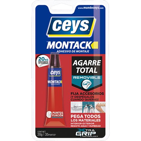Adhesivo Montack Removible, Tubo de 20 g  Ceys 507400 (1/4)